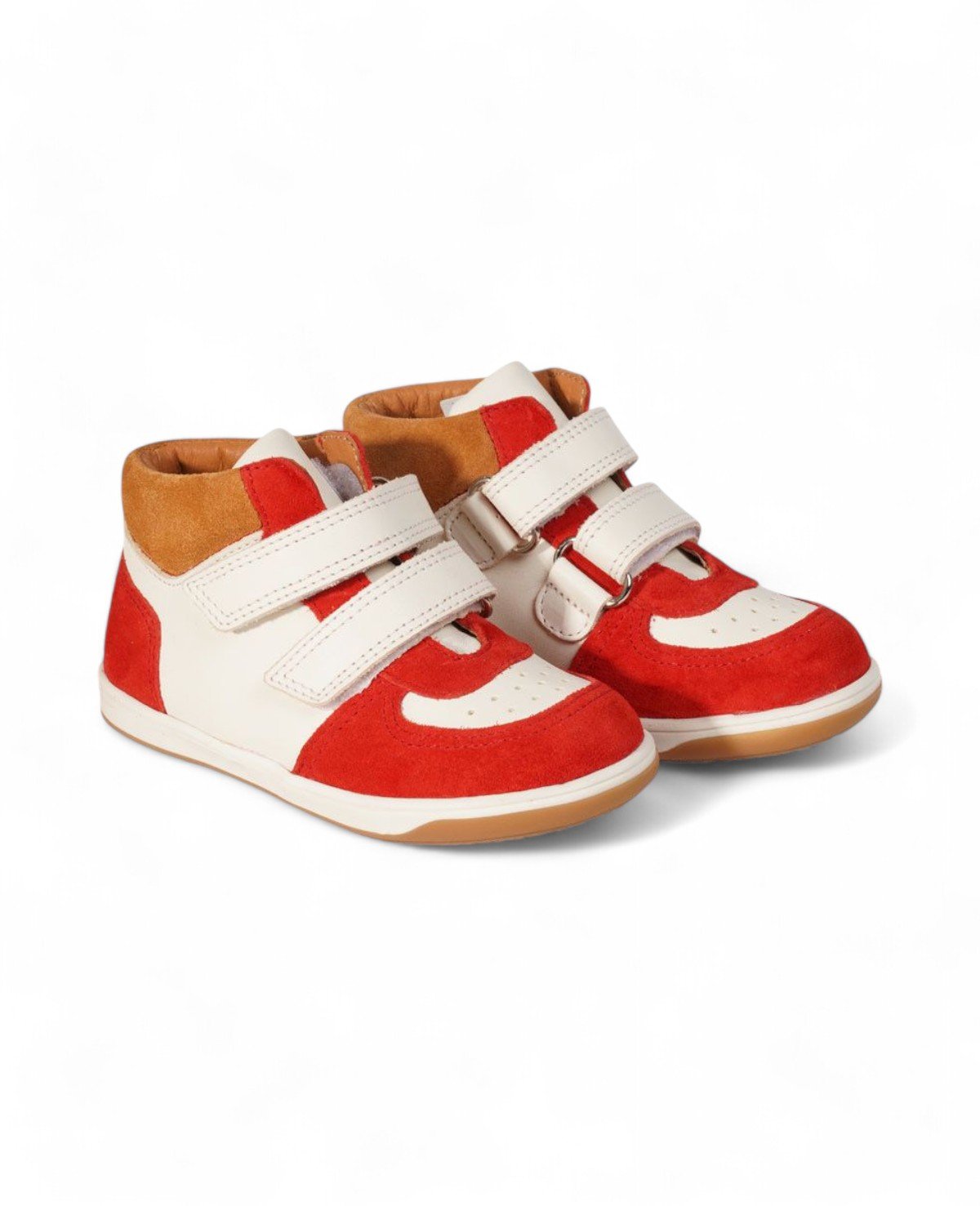 Baskets Montantes Daniel Blanc Rouge