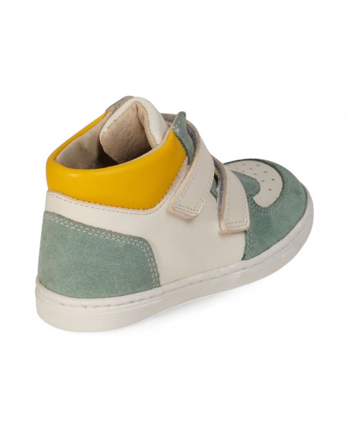 Baskets Montantes Daniel Blanc vert – Image 3