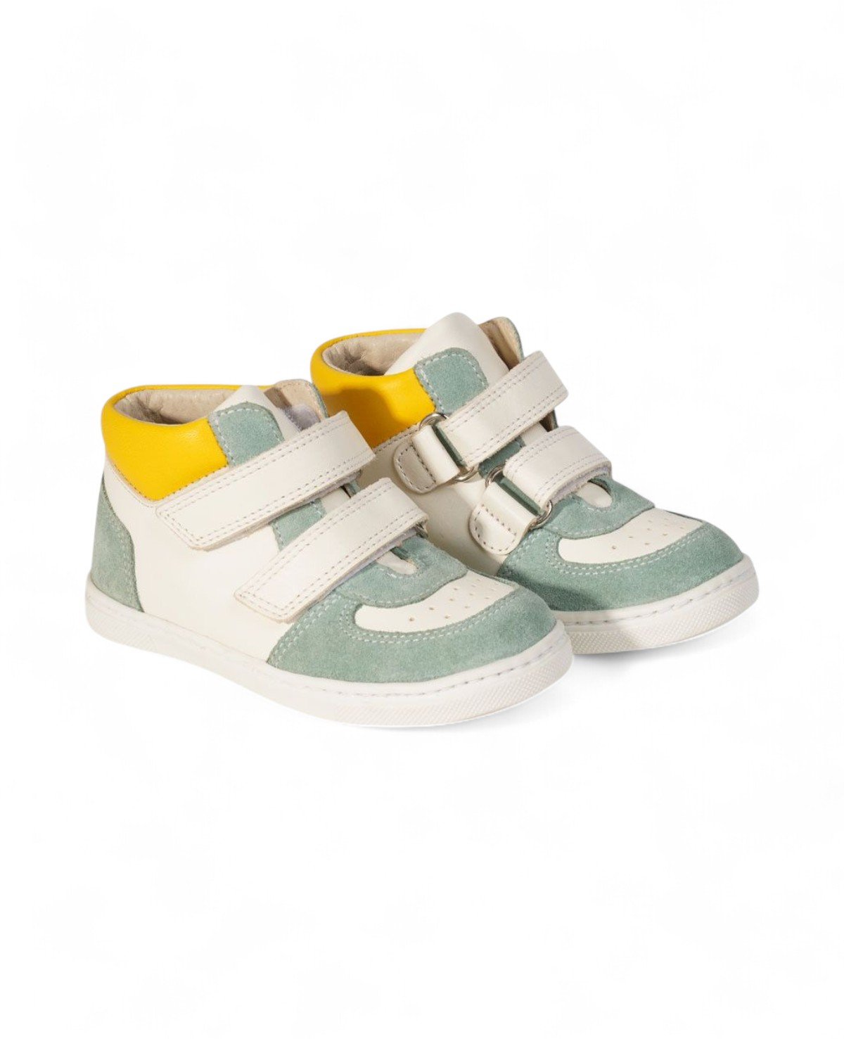 Baskets Montantes Daniel Blanc vert